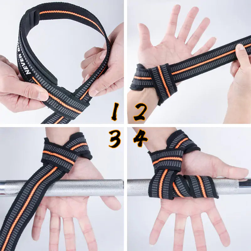 Cinturón de Soporte para Muñeca de Levantamiento de Pesas